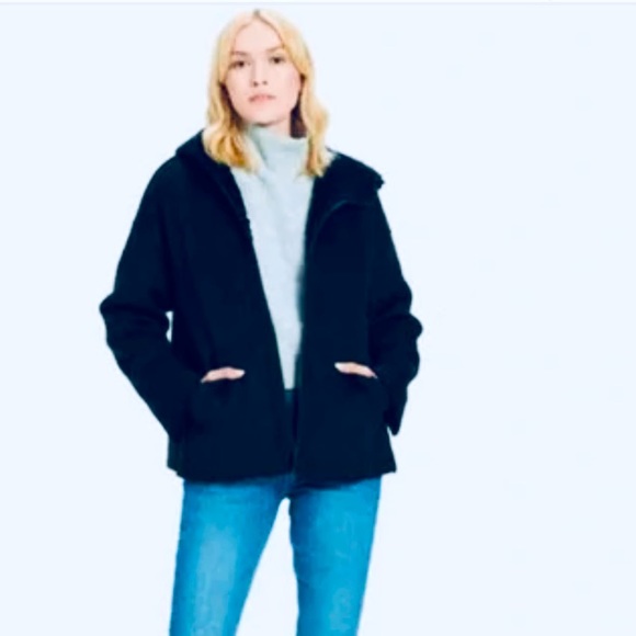 🎁❄️UGG Jody Faux-Shearling Hoodie-Jacket, Size M, Black (NWT) - Picture 9 of 9